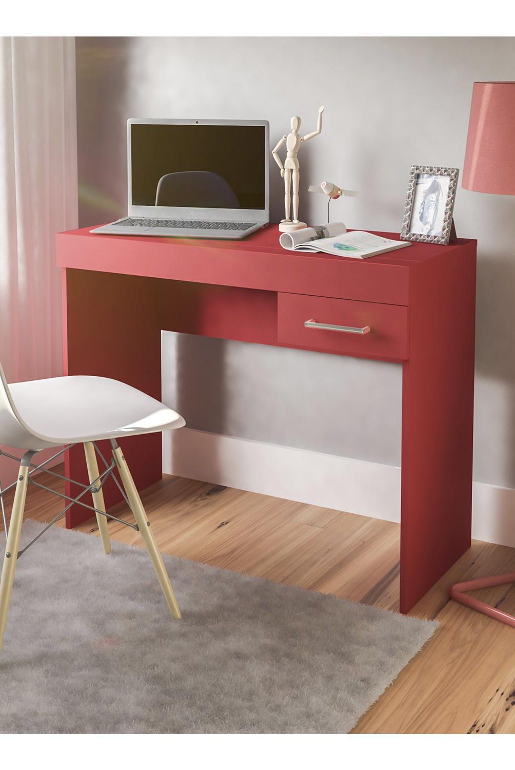 RODLER - Escritorio notebook caliz 91x41x74 cm rojo