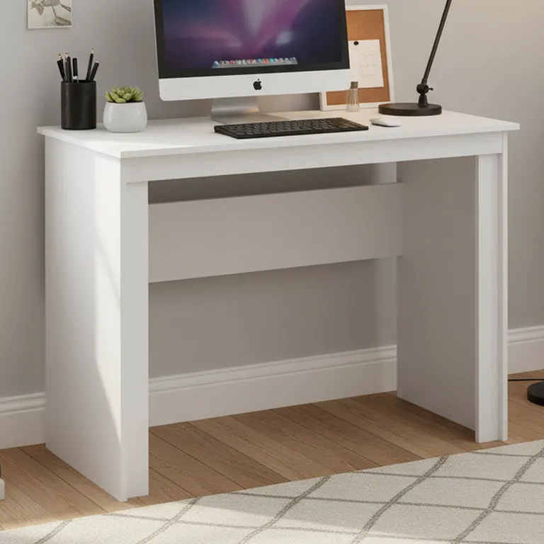 CIC Escritorio 103x53x80 cm melamina blanco