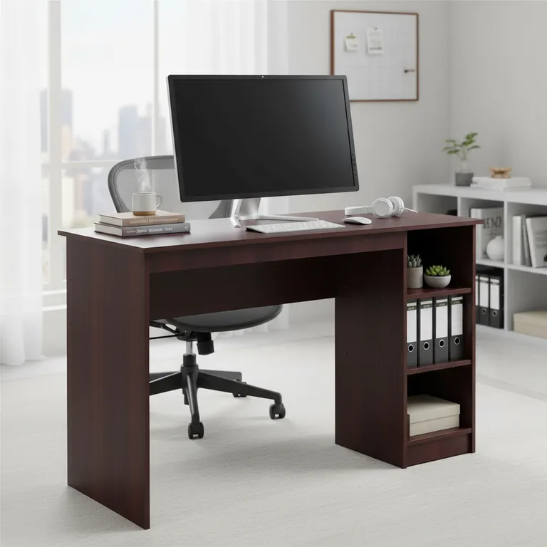 CIC Escritorio 123x53x80 cm melamina chocolate