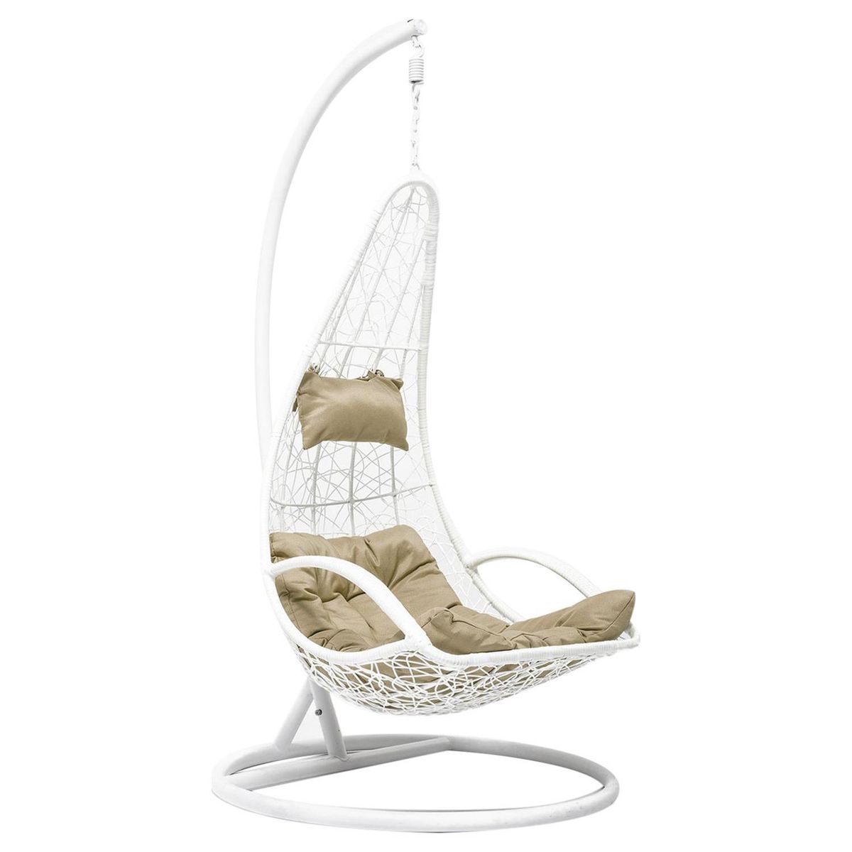 GRUPO LINK - Silla colgante blanca/crema