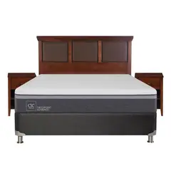 CIC - Box Spring Ortopedic Advance B5 Black 2 Plazas + Muebles