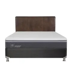 CIC - Box Spring Ortopedic Advance B5 Black 2 Plazas + Respaldo