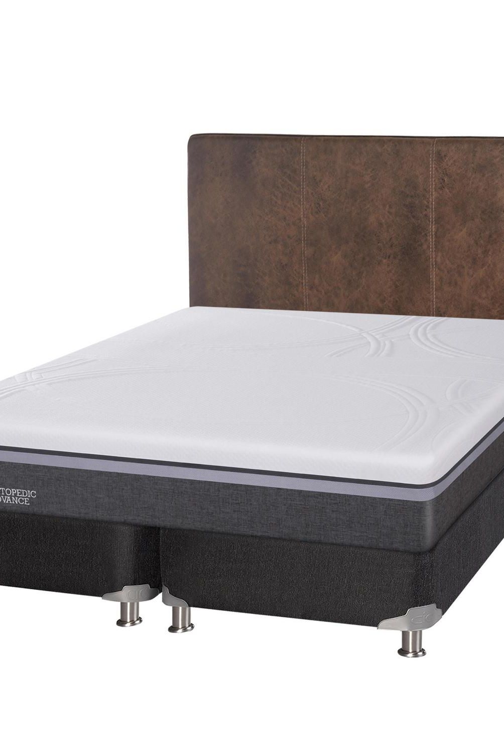 CIC - Box spring ortopedic advance b5 black 2 plazas + respaldo