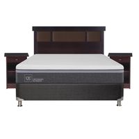 Box Spring Ortopedic Advance B5 Black 2 Plazas + Muebles