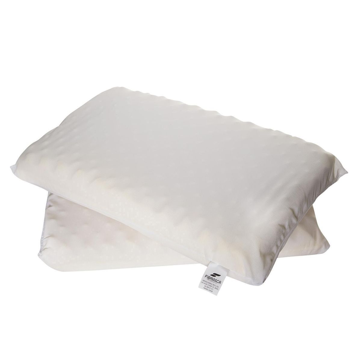FIBRASCA - Pack de 2 Almohadas de Poliuretano para Dormir 50x59 cm
