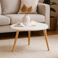 Mesa de Centro Nórdica Blanco 48x48x43.5 cm