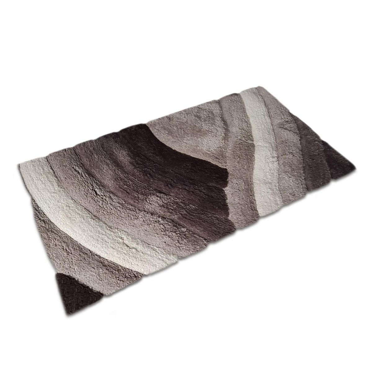 JUST HOME COLLECTION - Tapete Onda 3D 120x170 cm Poliéster Gris