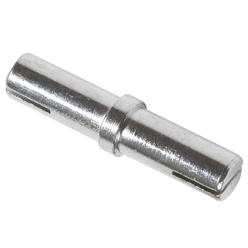METALHSA - Unión para tubo de cortina 12 mm Plateado