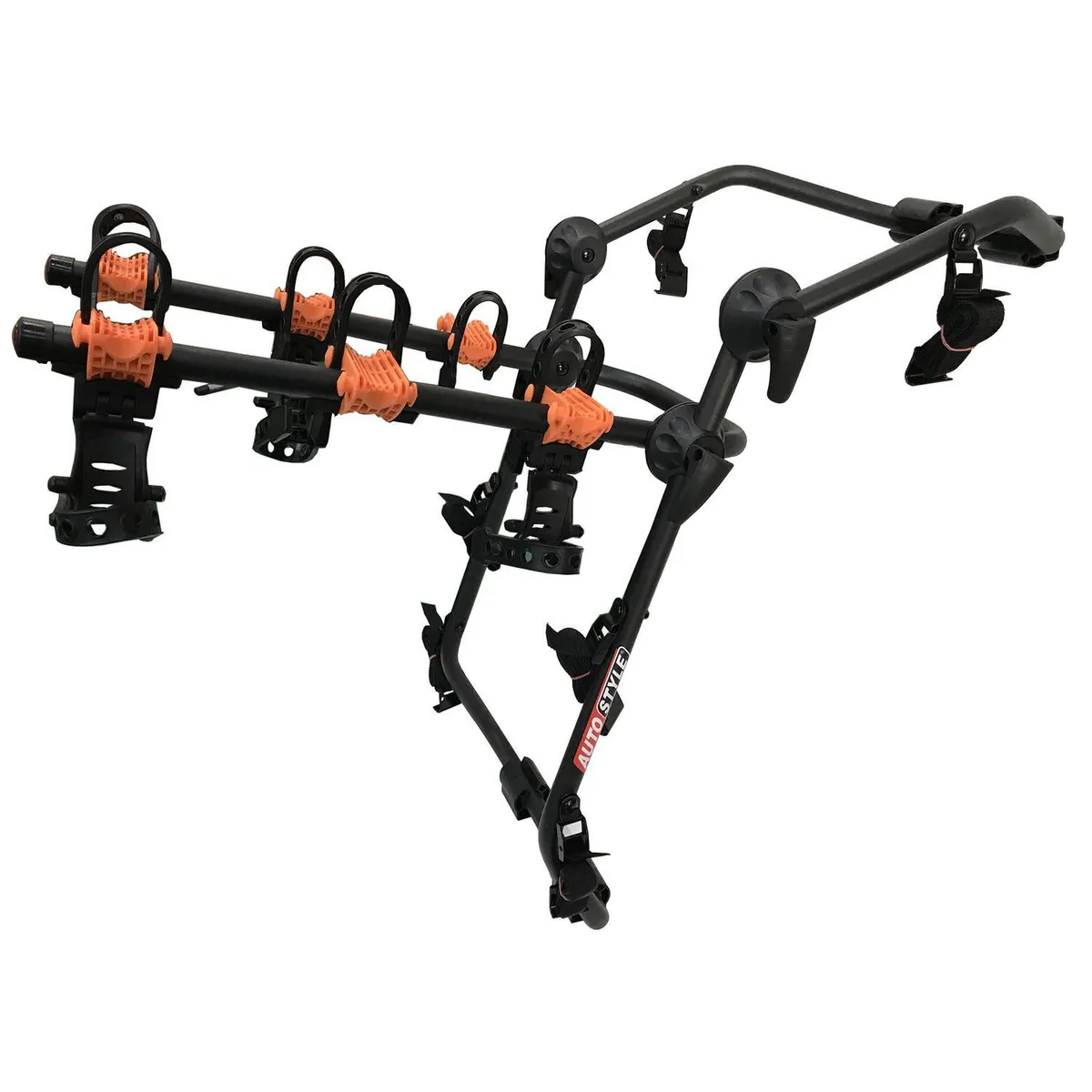 AUTOSTYLE - Portabicicleta Trasero Autostyle 3 Bicicletas Anti Sway