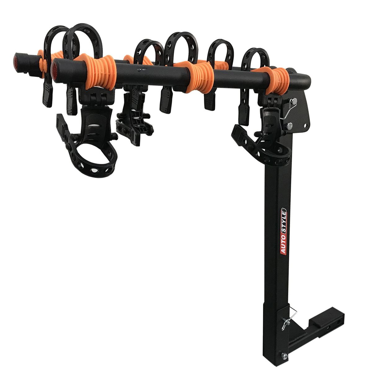 AUTOSTYLE - Portabicicleta Trasero Autostyle 3 Bicicletas Anti Sway Enganche