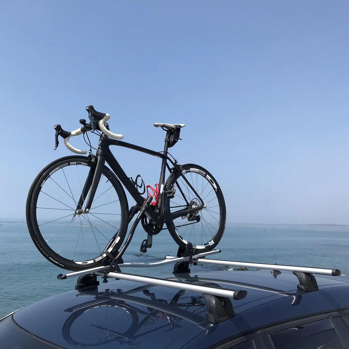 AUTOSTYLE - Portabicicleta de Techo Autostyle para 1 Bicicleta