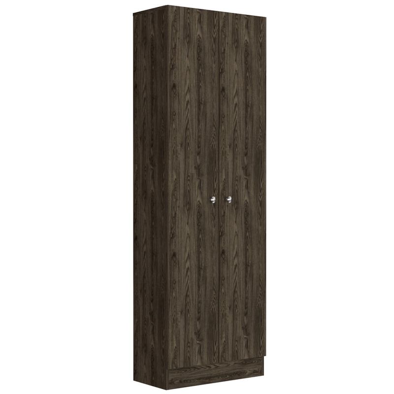 TUHOME - Clóset Home 2 Puerta(s) 5 Repisa(s) 60xx30,2 cm Coñac/Blanco