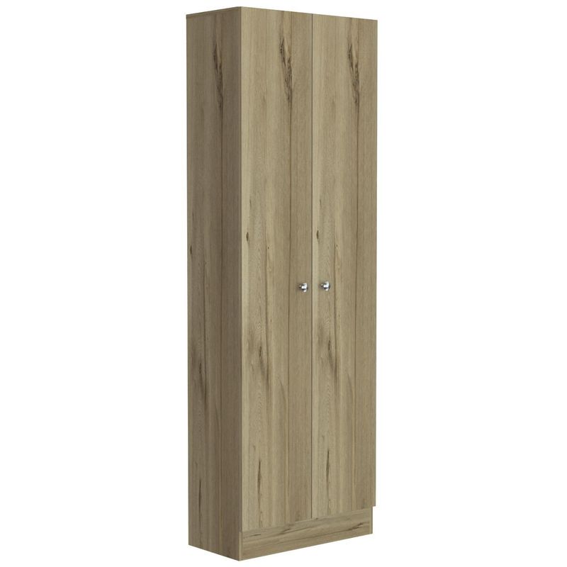 TUHOME - Clóset Home 2 Puerta(s) 5 Repisa(s) 60xx30,2 cm Blanco