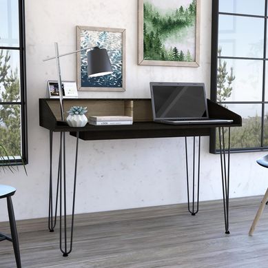 Escritorio Stamford 120x90x55 cm Wengue/duna