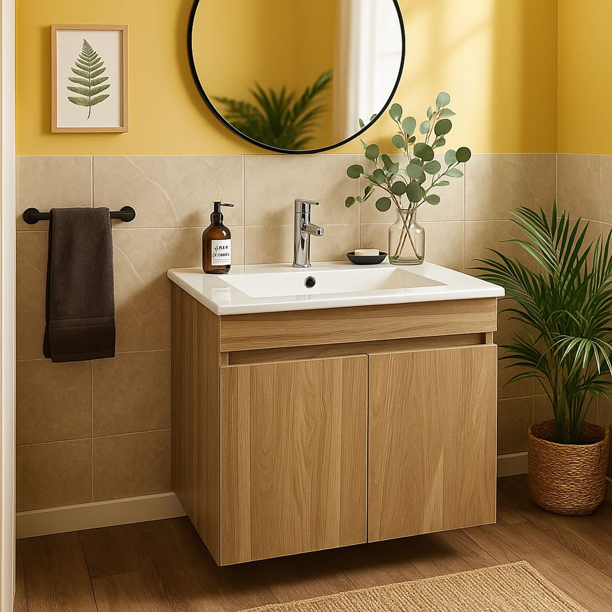 SENSI DACQUA - MUEBLE DE BAÑO MIEL 47X61.5X47 CM