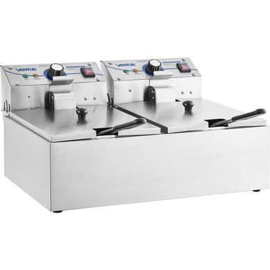Freidora elctrica sobremesa 6 litros 2 deposito