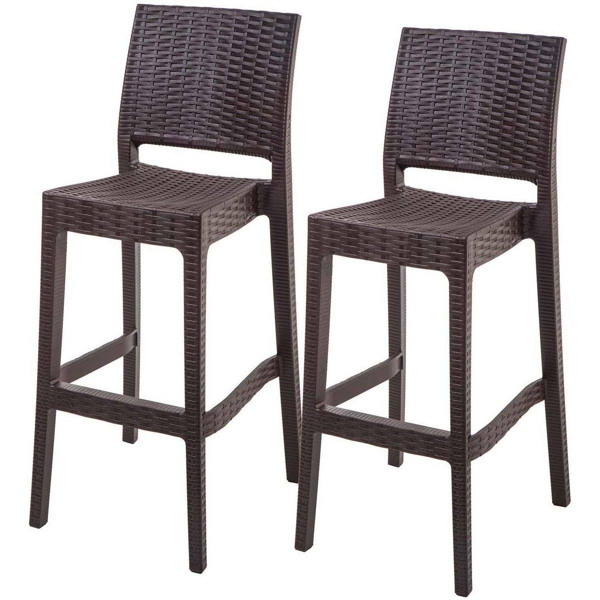 REYPLAST - Set 3 sillas de bar