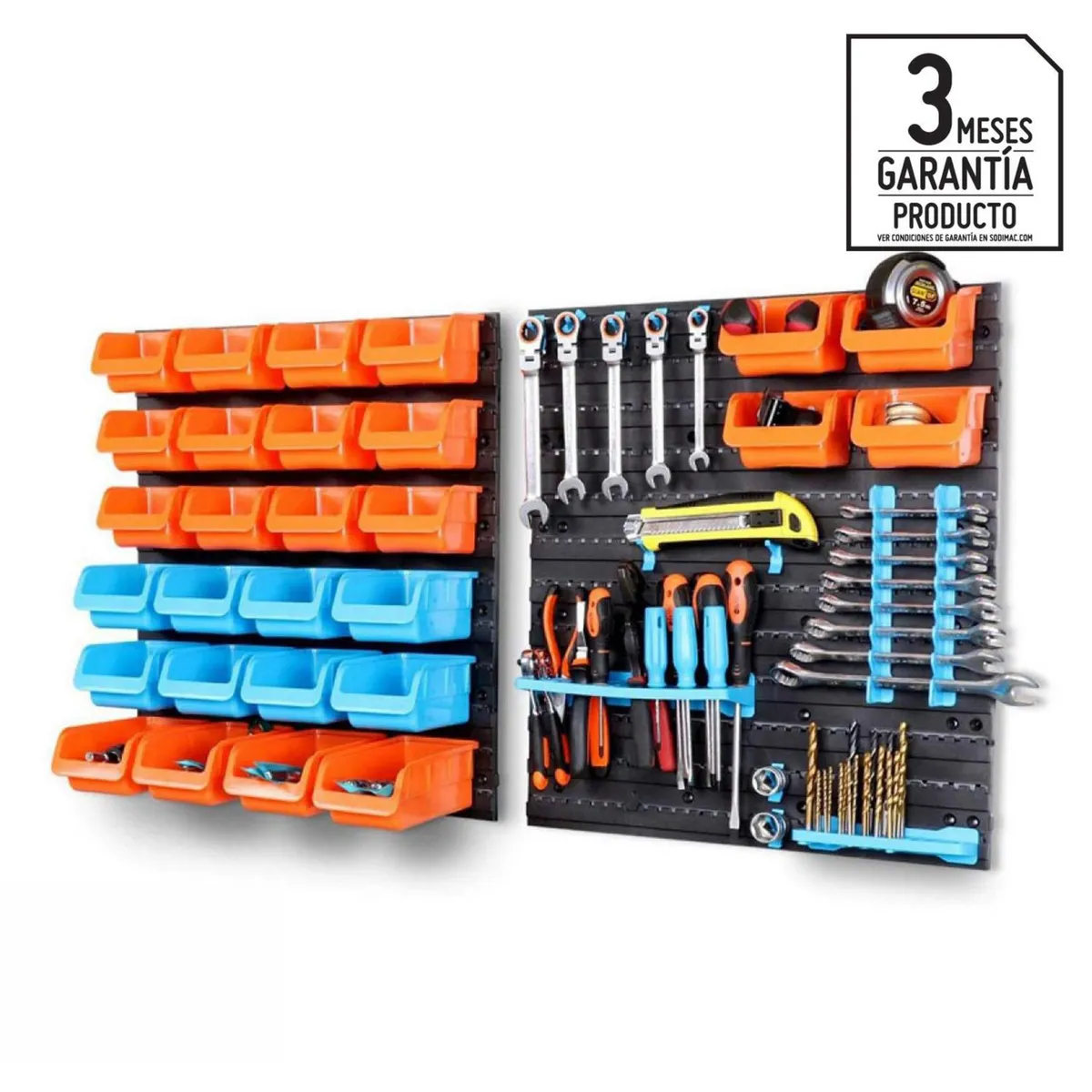 IMPORTADORA USA - Set organizador de herramientas de pared 43 piezas