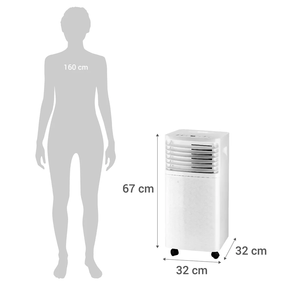 Recco TAC-07CPA Portátil 7000 BTU Solo Frío, foto 7