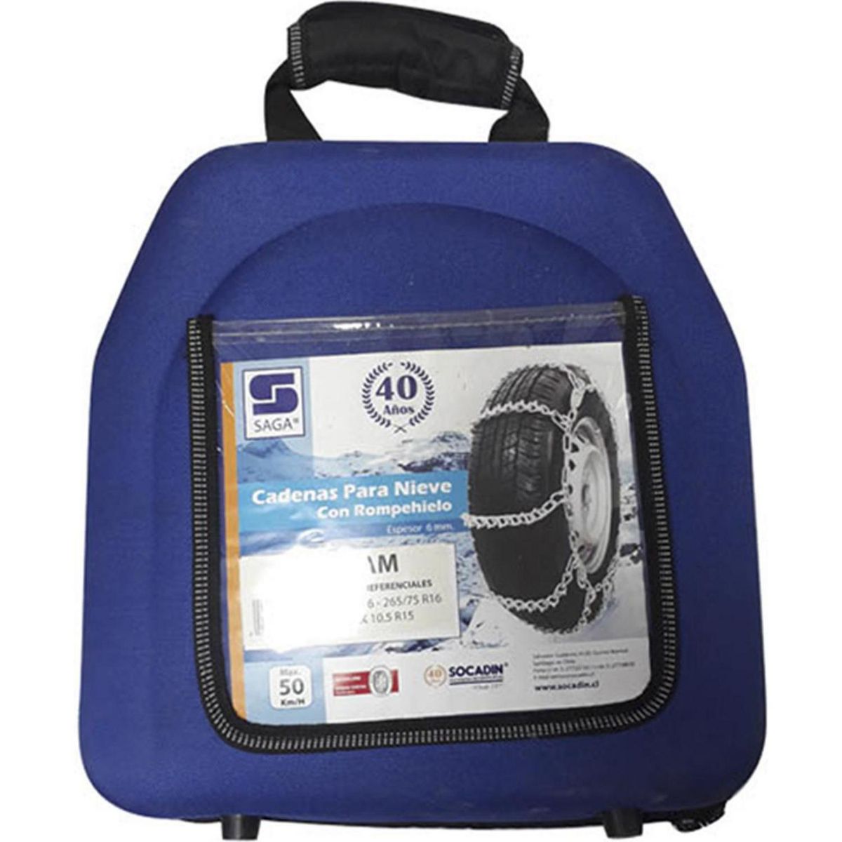 SAGA - Cadena nieve Rompe Hielos Aros 15/16/17.5/18 y 20 tipo 2828