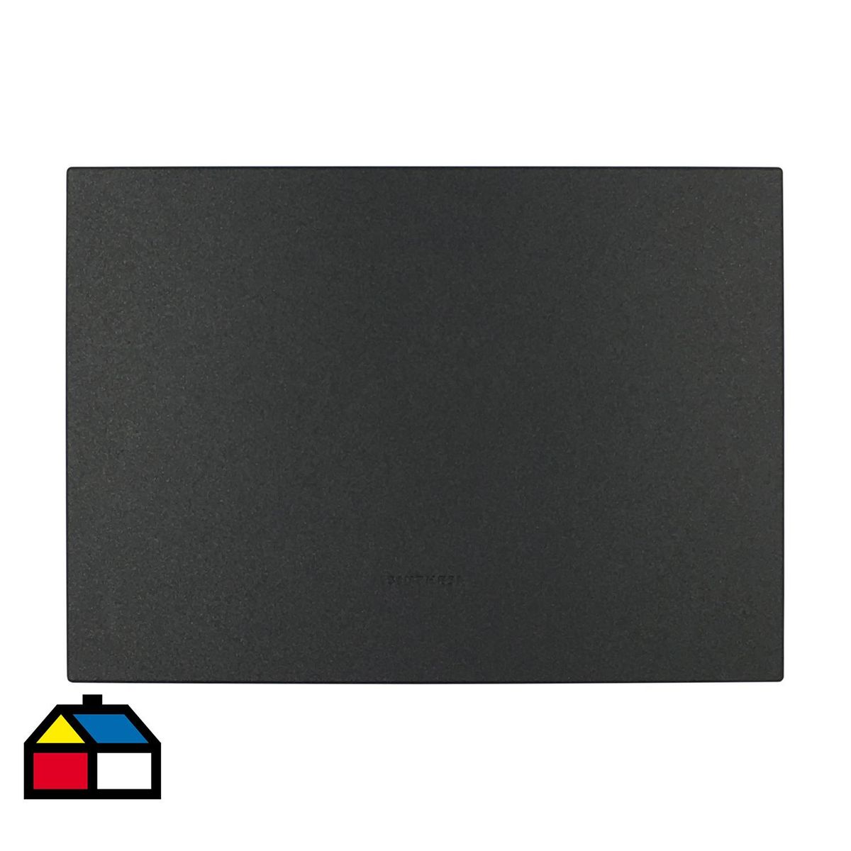 SINTHESI - Placa ciega con soporte S44 carbón