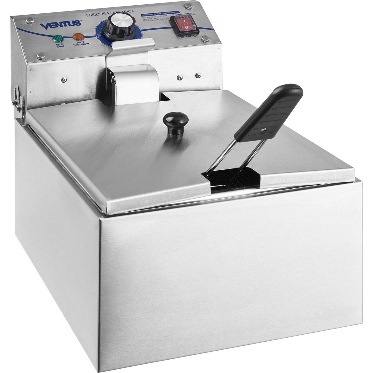 VENTUS - Freidora Eléctrica Sobremesa 6 Litros VFS-061