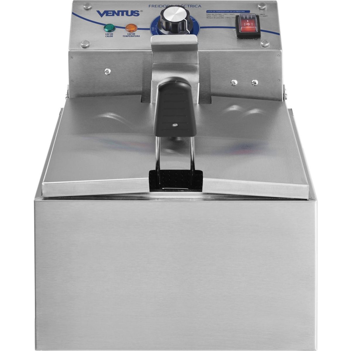 VENTUS - Freidora Eléctrica Sobremesa 6 Litros VFS-061