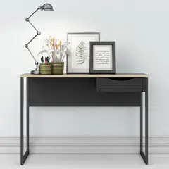 TVILUM - Escritorio Function 110x76x48 cm Negro