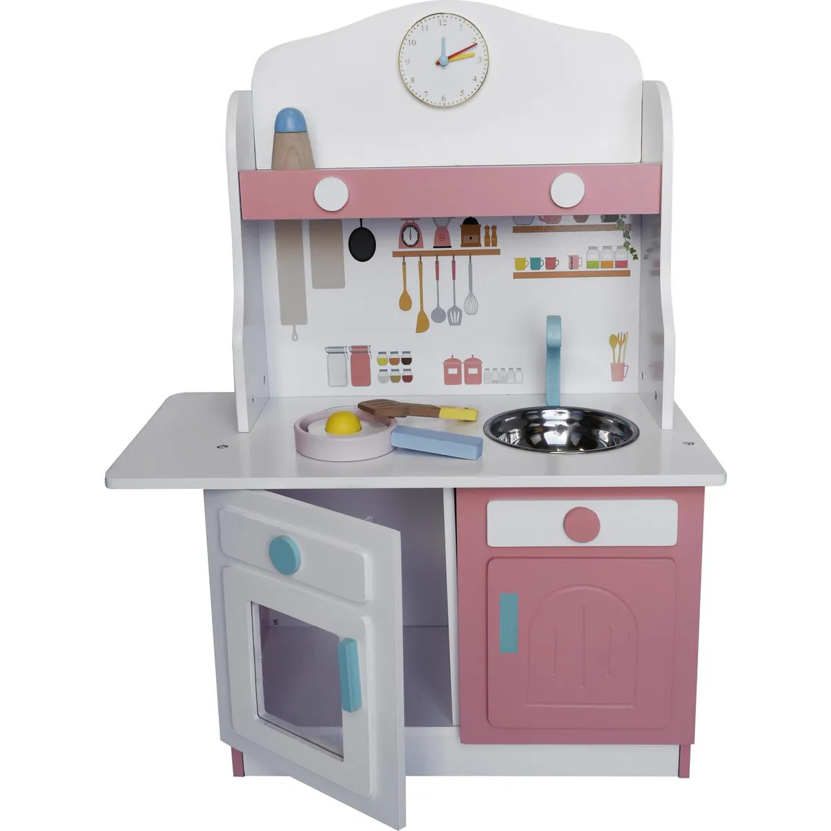 Cocina madera con accesorios blanca, marca GAME POWER - Foto 2