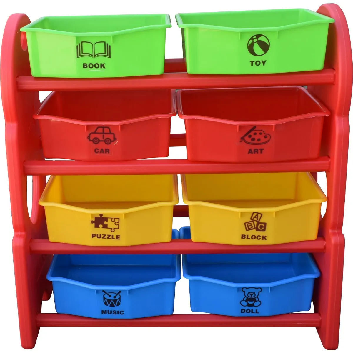 GAME POWER - Organizador de Juguetes 76x80x36 cm Multicolor