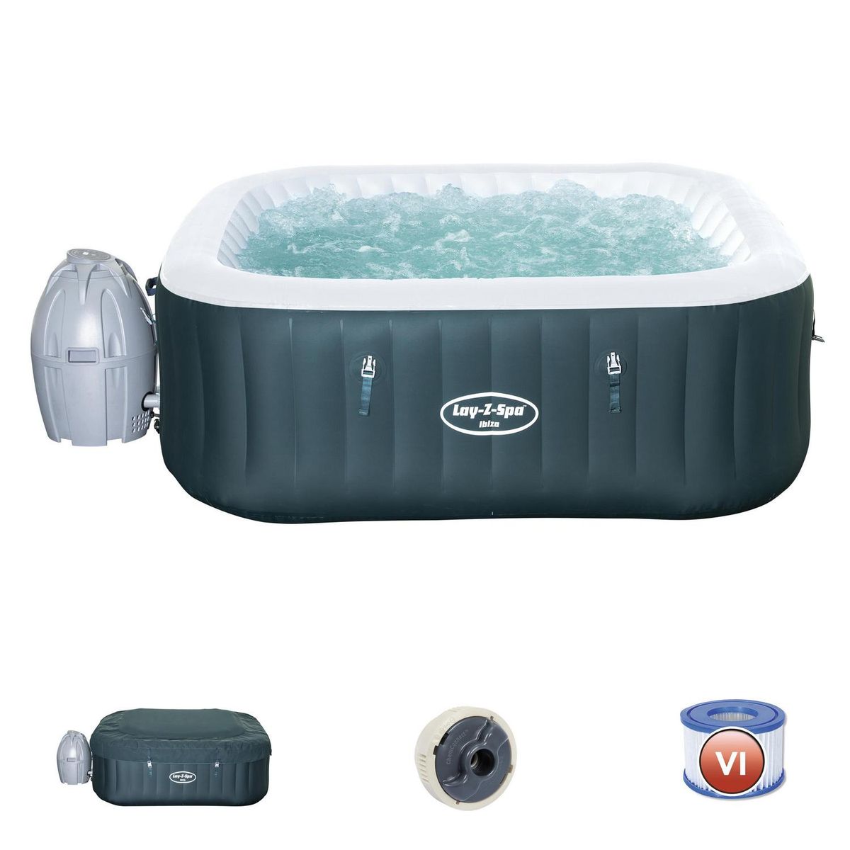 Spa inflable Ibiza airjet, marca BESTWAY - Foto Principal