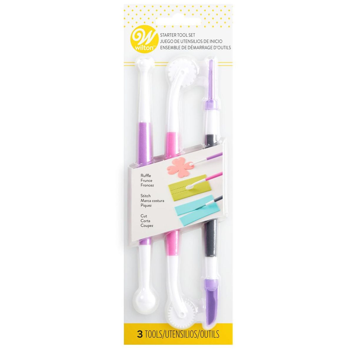 WILTON - Set de Utensilios Wilton para Decorar Galletas 3 Unidades