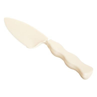 Esptula para servir blanca plstica