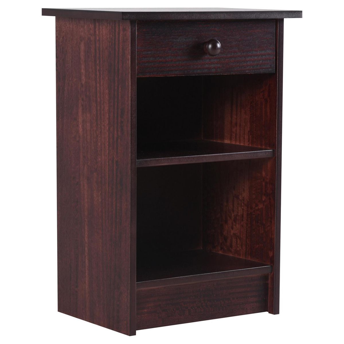 CIC - Velador 1 Cajón(es) DUBLIN 45x63.5x30 cm Chocolate