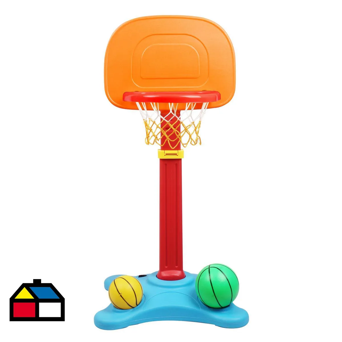 GAME POWER - Set de Basketball con Balones 60x160x60 cm Multicolor
