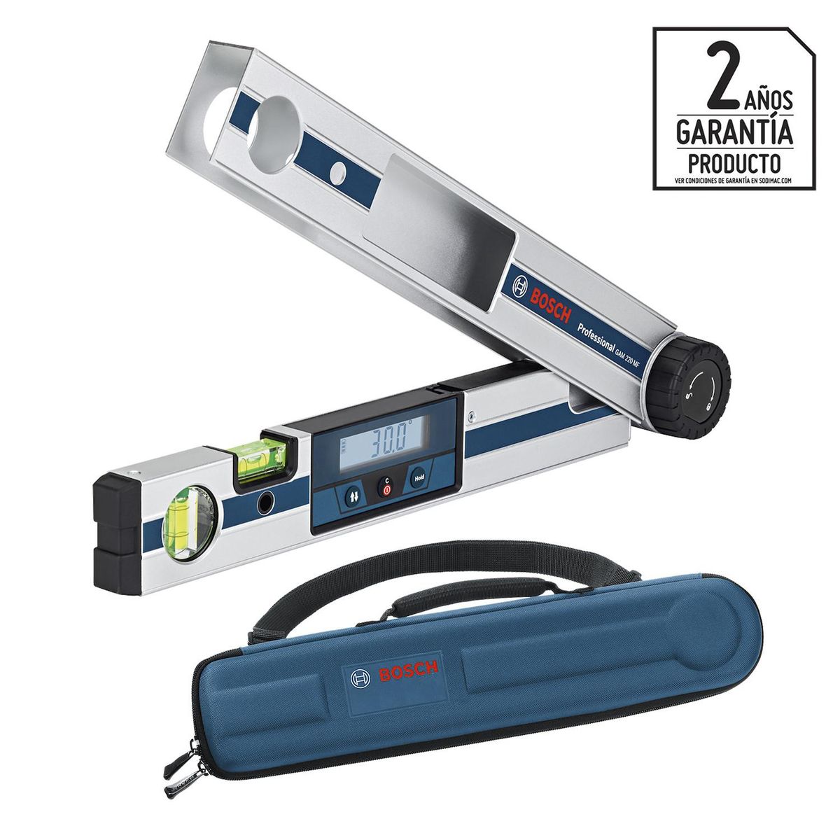 BOSCH - Medidor de ángulos Bosch GAM 220 hasta 220º