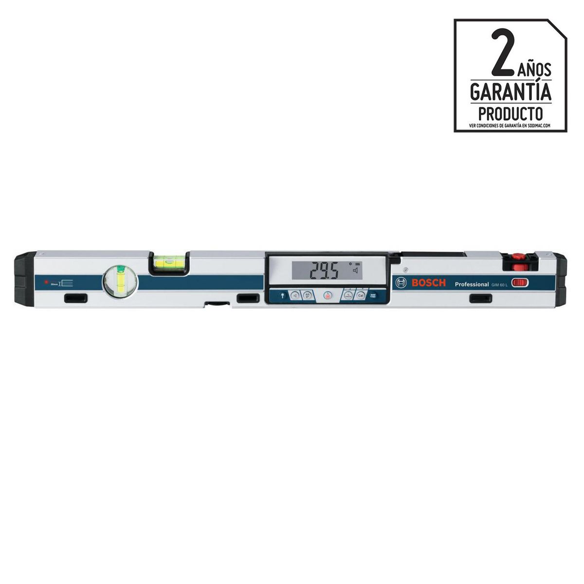 BOSCH - Medidor de inclinación digital Bosch GIM 60 L hasta 30mt