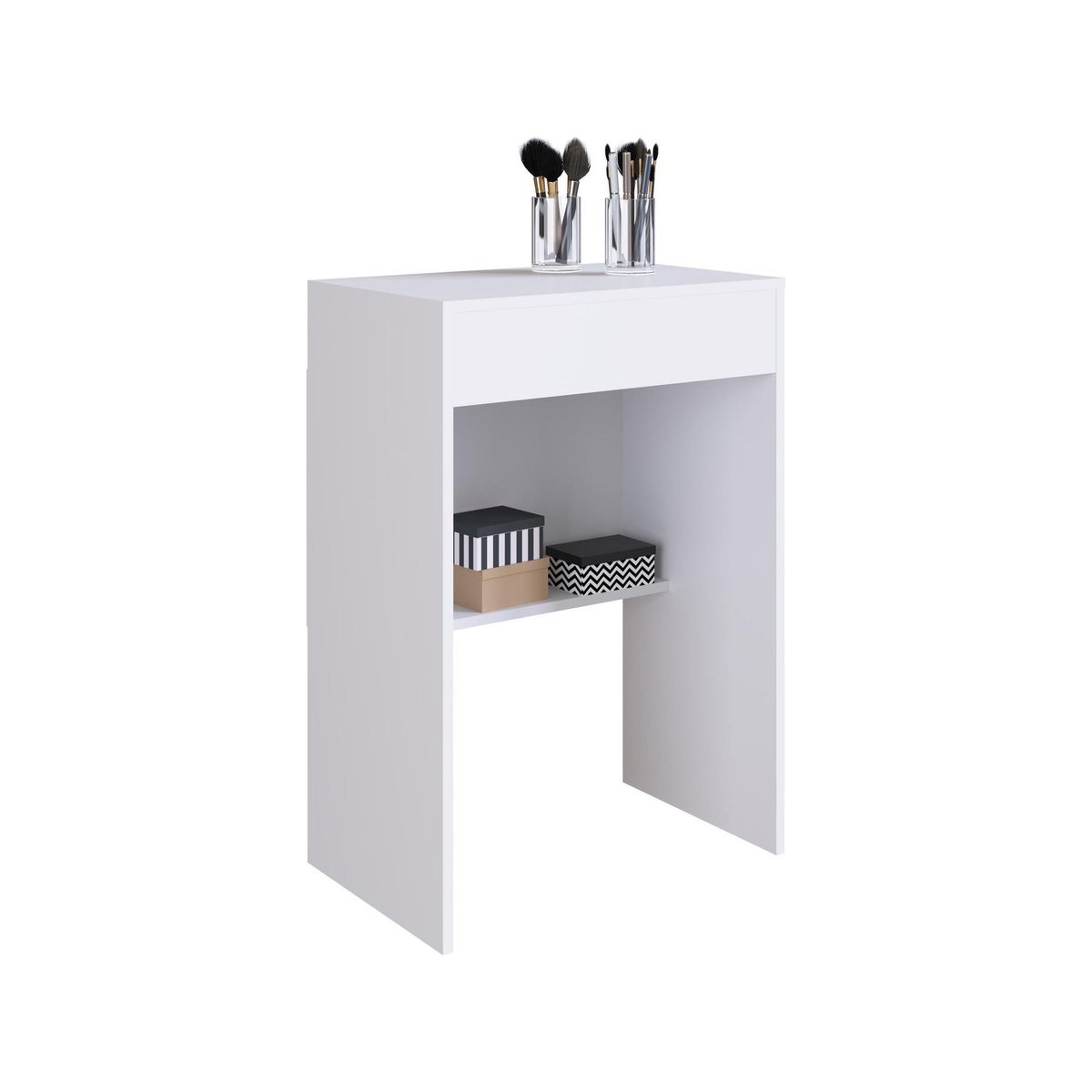 KIDSCOOL - Tocador con Espejo Amore 57x116,4x37 cm Blanco