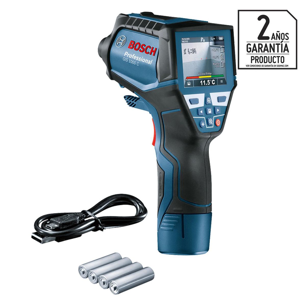 BOSCH - Termodetector de -40 hasta 1000 °C bluetooth