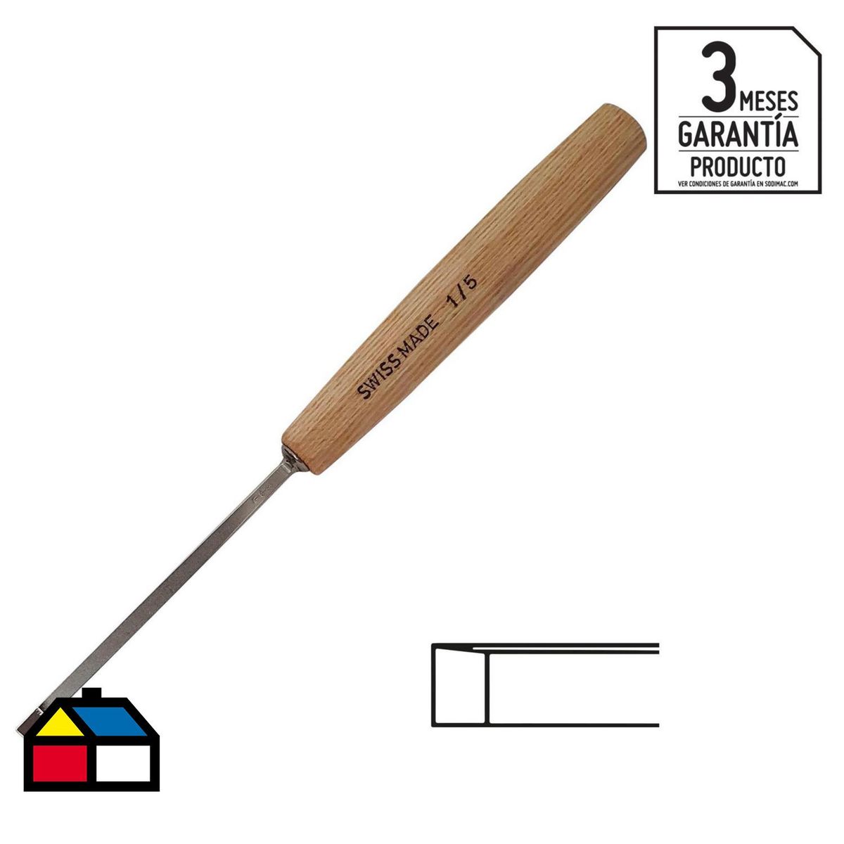 PFEIL - Formón para madera 1/5 mm