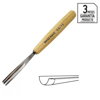 Gubia semi curva xilografa 9/10 mm