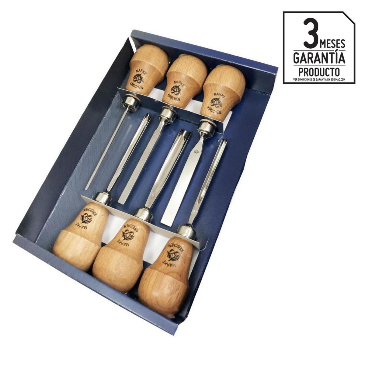 TWO CHERRIES - Set gubias xilografía