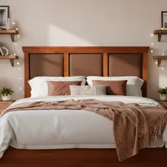 CIC - Respaldo king 195x75x3 cm caramelo