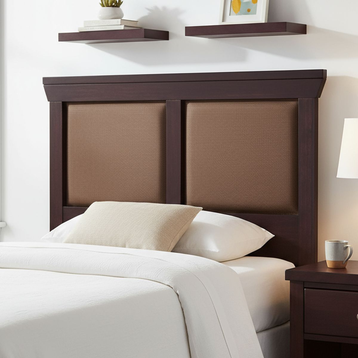 CIC - Respaldo 1,5 plazas 114x75x3 cm chocolate