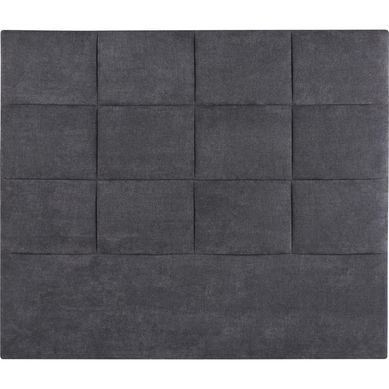 Respaldo 2 plazas 165x140x6 cm gris/grafito