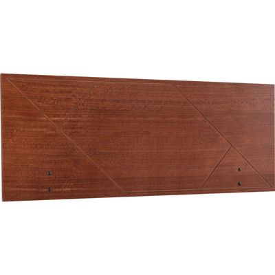 Imagen 2 del producto Respaldo 2 plazas 150x49x1,5 cm marrón envejecido