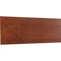CIC - Respaldo 2 plazas 150x49x1,5 cm marrón envejecido