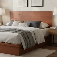 Respaldo 2 plazas 150x49x1,5 cm marrón envejecido