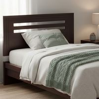 Respaldo 1.5 plazas 114x50x4 cm chocolate