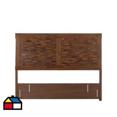 Respaldo 2 plazas 160x128x6 cm caf